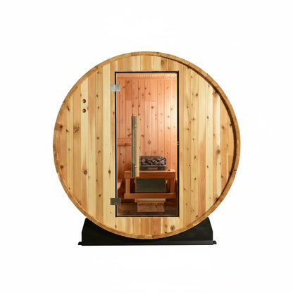 Duet 2-Person Outdoor Barrel Sauna
