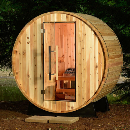Duet 2-Person Outdoor Barrel Sauna — product view 7