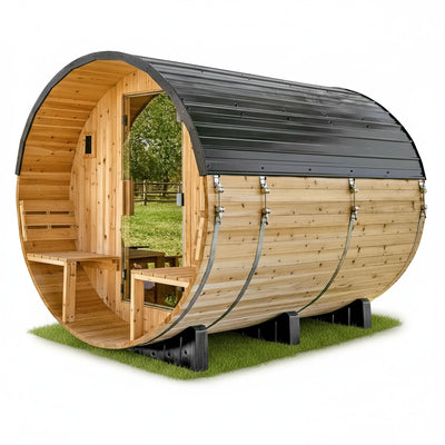 Paxton 4-6 Person Cedar Barrel Sauna with Electric Heater