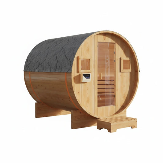 Outdoor Traditional Barrel Sauna